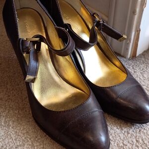 Banana Republic Women's Brown Leather Heels